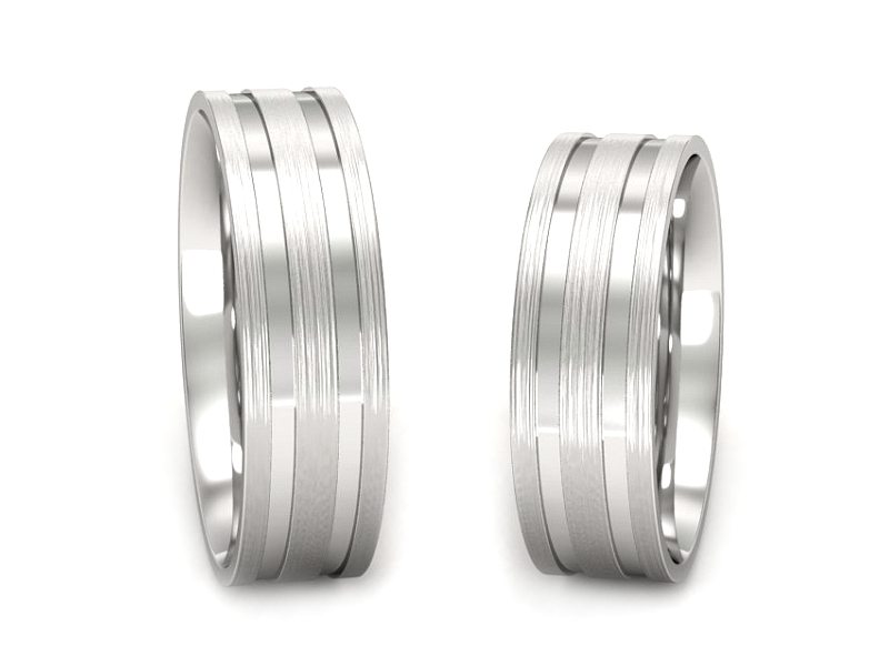 Obrączki białe złoto obrączki klasyczne 585 - p60145317bmp