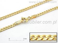 Złoty Łańcuszek żółte złoto 585 - pancerkamagic016045