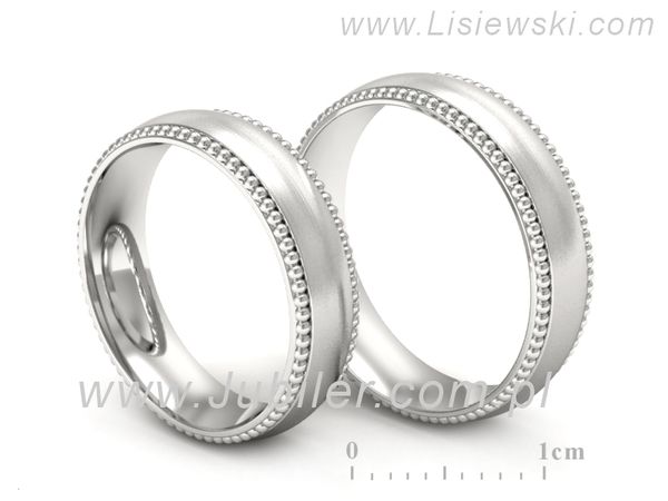 Obrączki ślubne Obrączki z palladu próba 850 - pll_S5514525b- 1