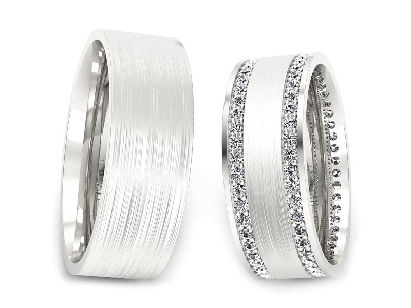 Obrączki palladowe z diamentami - pll_obr_szer7mm — zdjęcie 3