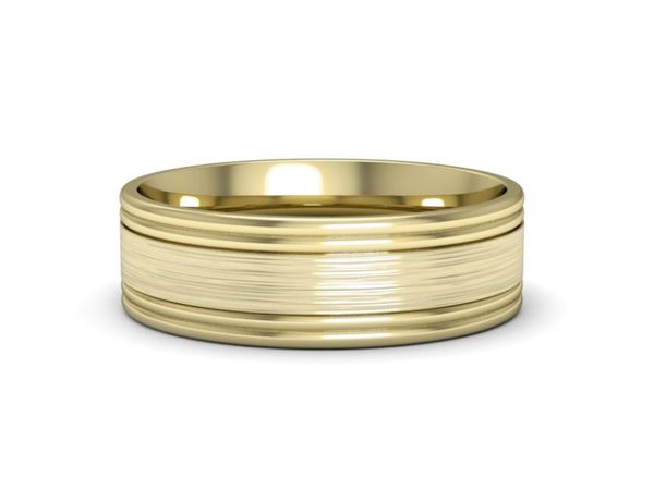 Obrączka pierścionek żółte złoto próba 585 - ps60145237zmp