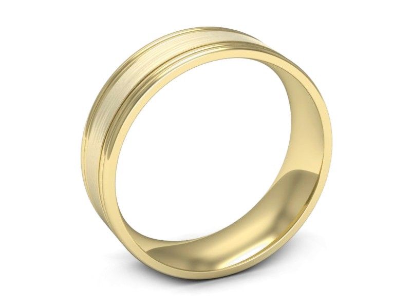 Obrączka pierścionek żółte złoto próba 585 - ps60145237zmp - 3