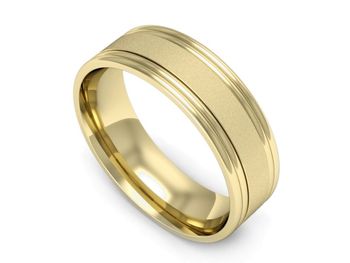 Obrączka pierścionek żółte złoto próba 585 - ps60145237zms - 1