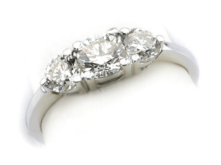 Pierścionek z platyny z brylantami - pt_w0005br_VVS_G — zdjęcie 3