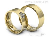 Obrączki ślubne obrączki z diamentami na zamówienie - s322z- 3