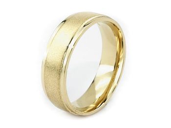 Obrączka pierścionek żółte złoto próba 585 - s323m - 1
