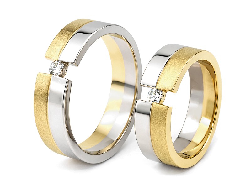 Obrączki z diamentami dwukolorowe złoto - s326br_SI_H_750