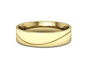 Obrączka pierścionek żółte złoto próba 585 - s331z - 2
