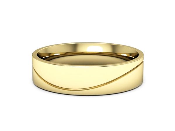 Obrączka pierścionek żółte złoto próba 585 - s331z