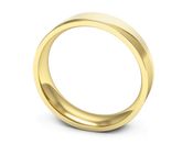 Obrączka pierścionek żółte złoto próba 585 - s331zmp - 3