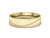 Obrączka pierścionek żółte złoto próba 585 - s331zmp - 2