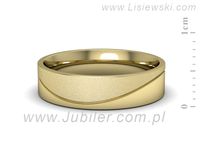 obrączka złota klasyczna próba 585 - s331zms- 2