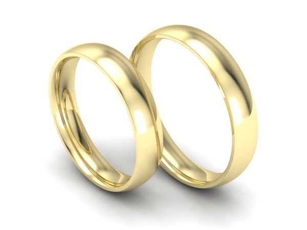 Obrączki ślubne żółte złoto obrączki klasyczne 333 - S40110T120z_333- 1