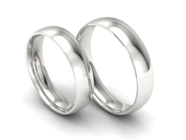 Obrączki ślubne białe złoto obrączki klasyczne 333 - S45150T120b_333- 1
