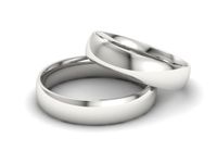 Obrączki ślubne białe złoto obrączki klasyczne 333 - S45150T120b_333- 3