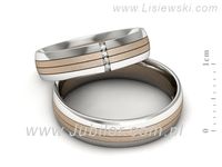 Obrączki ślubne obrączki z diamentami złote białe i różowe - s52180401cbms- 2