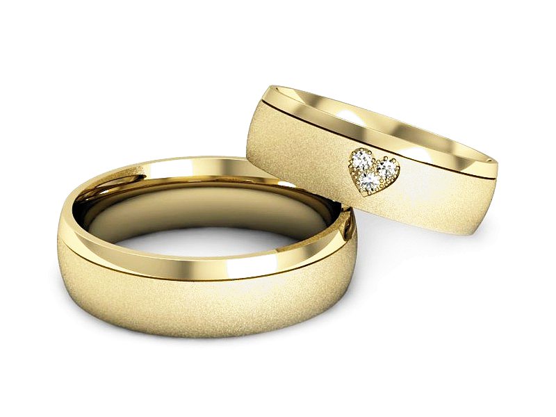 Obrączki z diamentami nowoczesne obrączki - S55155T34zms — zdjęcie 2