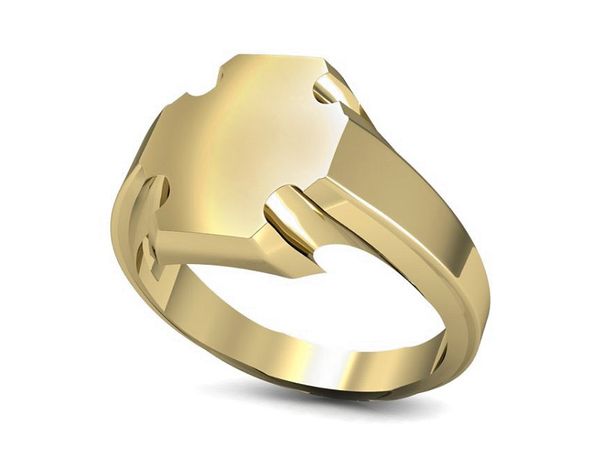 Złoty Sygnet męski złoty rodowy złoto próba 585 - sg39