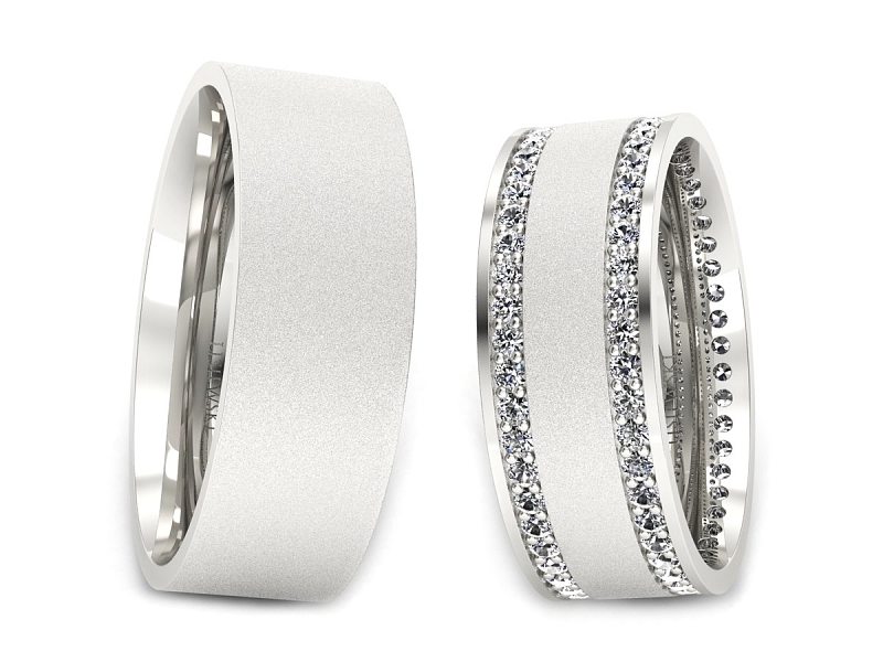 Obrączki ślubne z brylantami - szer7mm_080ct_15g_o_ — zdjęcie 3