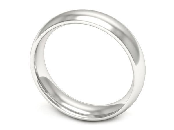 Obrączka pierścionek białe złoto próba 585 - w00012b