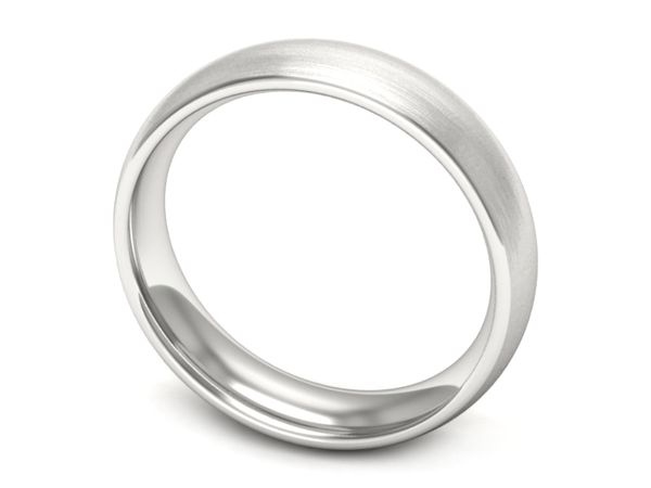Obrączka pierścionek białe złoto próba 585 - w00012bpm