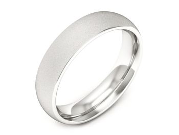 Obrączka pierścionek białe złoto próba 585 - w00012bsm - 1