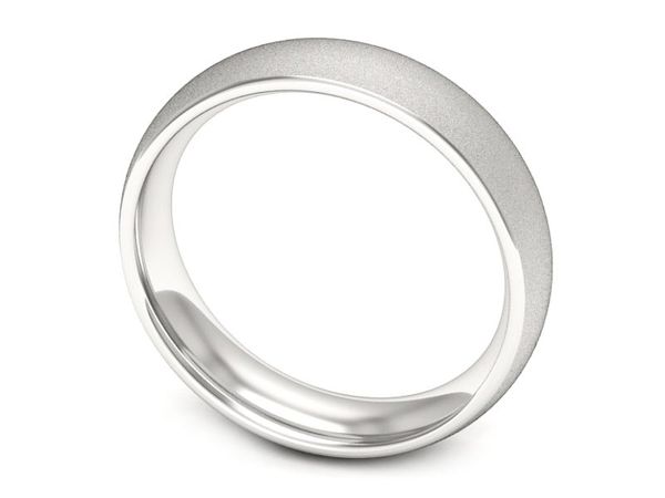 Obrączka pierścionek białe złoto próba 585 - w00012bsm