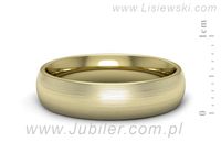 Obrączka ze złota złoto proba 585 14k - w00012zpm- 2