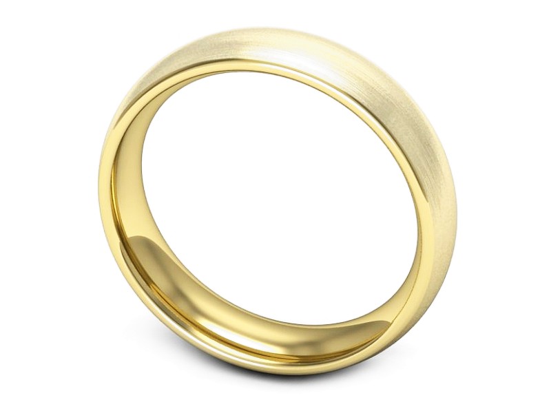 Złota Obrączka ze złota złoto proba 585 - w00012zpm — zdjęcie 3