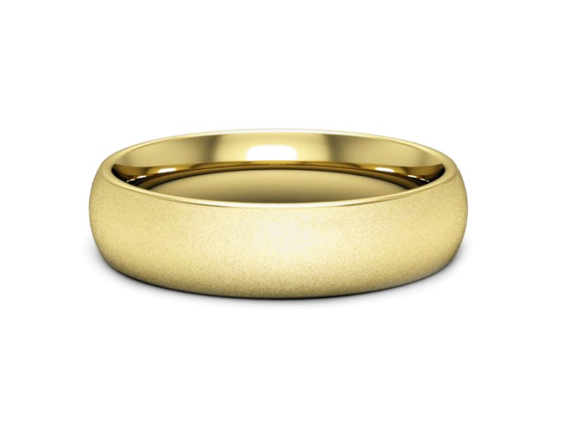 Złota Obrączka ze złota złoto proba 585 - w00012zsm — zdjęcie 2