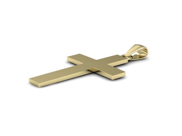 Złota zawieszka Złoty Krzyżyk żółte złoto 14k - W15581z