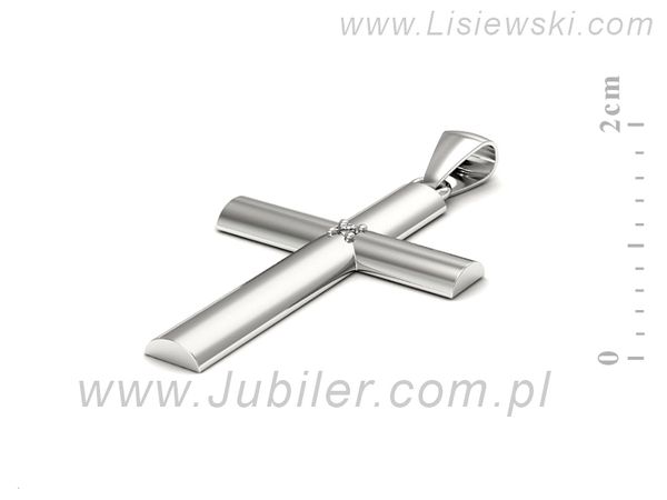 Złota zawieszka wisiorek z brylantem złoto 14k - W15583b