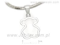 Złoty wisiorek zawieszka białe złoto próby 585 - W15587b- 3