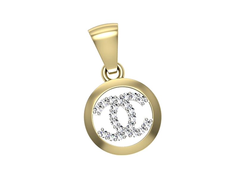 Wisiorek promienie słońca - twoja elegancja w złocie - W15664zbc — zdjęcie 3