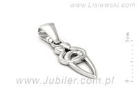 Złoty wisiorek zawieszka białe złoto próby 585 - w2013b- 2