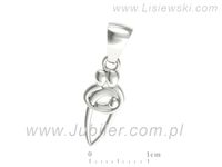 Złoty wisiorek zawieszka białe złoto próby 585 - w2013b- 3