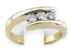 Złoty Pierścionek zaręczynowy z brylantami - z4a_0_32_VVS_G