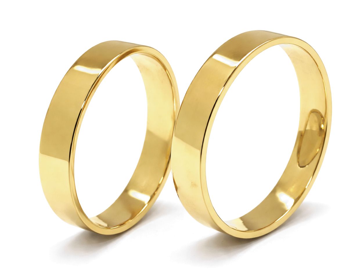 Obrączki żółte złoto obrączki klasyczne 585 - zo41045110gz — zdjęcie 3