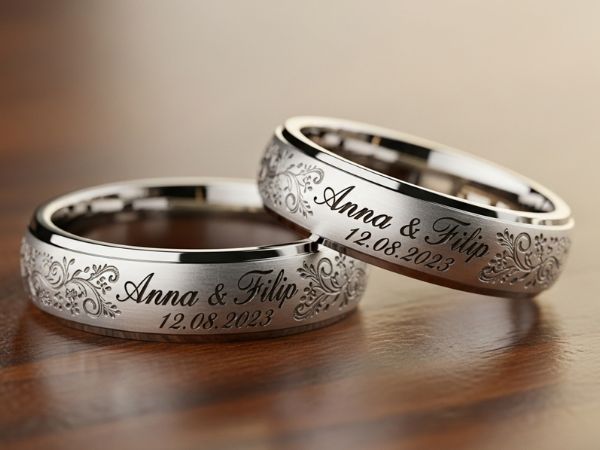 Obrączki Platynowe Grawerowanie: Trwałe Metody Personalizacji