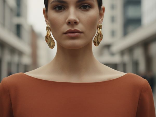 Dekolt typu łódka i halter: Jak nie przytłoczyć stylizacji biżuterią?