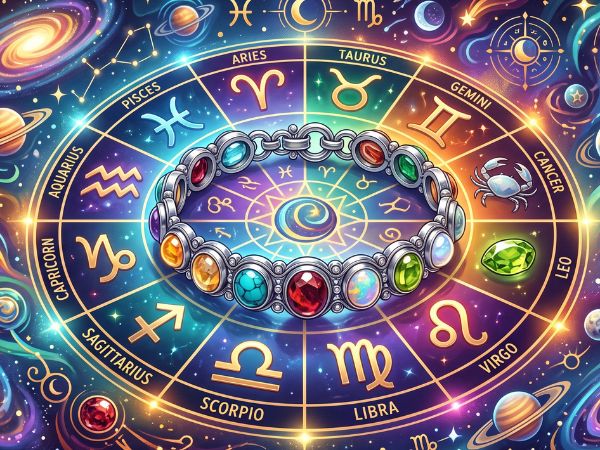 Bransoletka Srebrna z Kamieniami Naturalnymi – Jak Dobrać Minerał do Swojego Znaku Zodiaku?