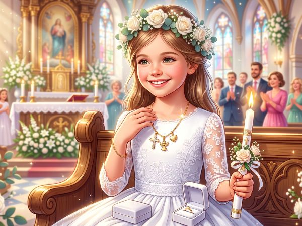 Naszyjnik celebrytka jako prezent na Chrzest lub Komunię – nowoczesna pamiątka na lata