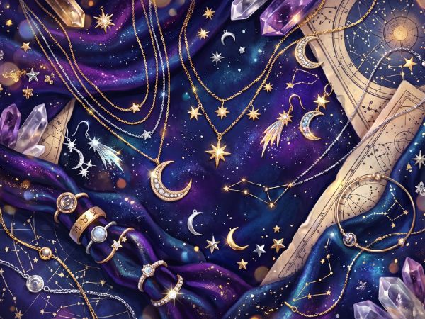 Gwiezdny romantyzm: biżuteria z motywem księżyca, gwiazd i konstelacji zodiakalnych