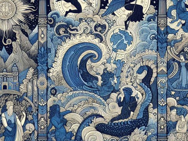 Legendy i Mitologie Lapis Lazuli: Opowieści Tkane Błękitem i Złotem