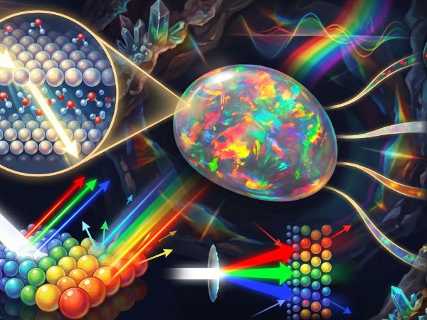 Dlaczego Opal Zmienia Kolory? Tajemnica Zjawiska Opalescencji Wyjaśniona.