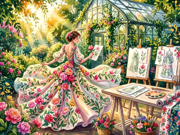 Motywy botaniczne i florystyczne: jak natura inspiruje najbardziej romantyczne kolekcje