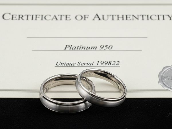 Obrączki Platynowe Z Certyfikatem: Autentyczność i Gwarancja Jakości