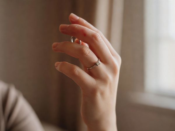 Jak bezpiecznie zdjąć za ciasny pierścionek z opuchniętego palca?