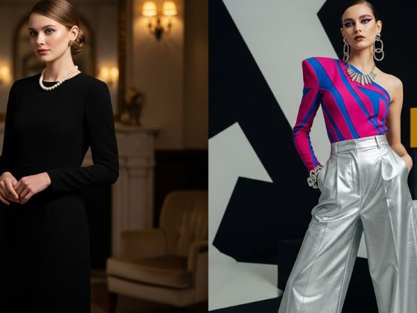 Jak dobrać biżuterię do stylu ubioru: elegancja klasyczna czy awangarda?