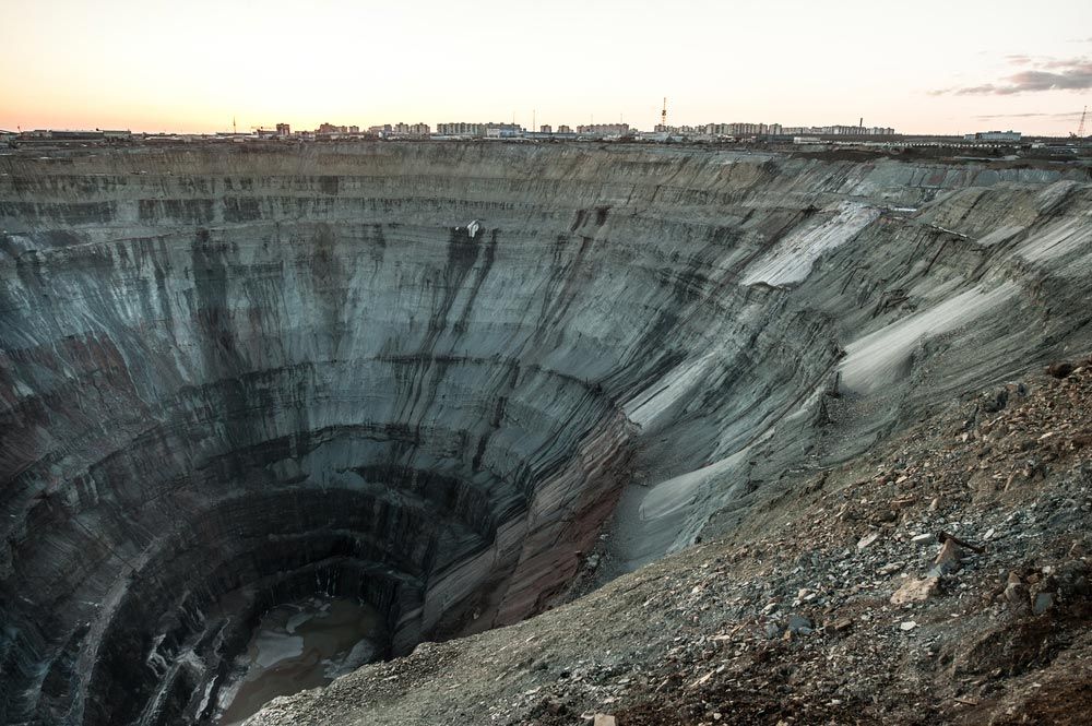 Kopalnia diamentów w Rosji - Mirn